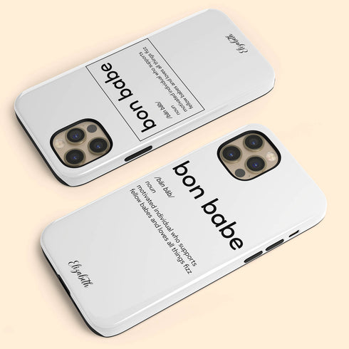 Bon Babe Custom Name iPhone Case